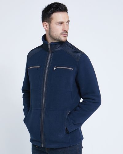 Paul Costelloe Living Navy Fleece Jacket